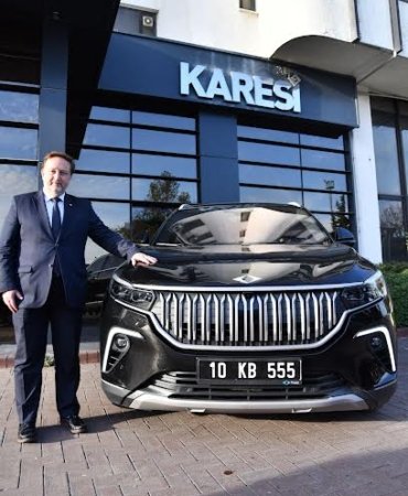 TOGG KARESİ BELEDİYESİ'NİN MAKAM ARACI OLDU