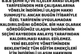 OY YOK İSE İNDİRİM DE YOK