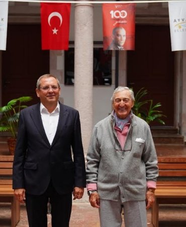 Rahmi Koç’tan Başkan Mesut Ergin’e ziyaret