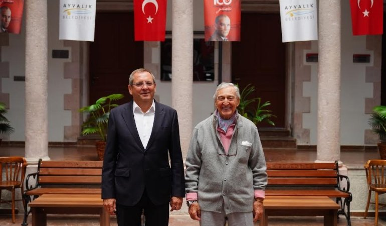 Rahmi Koç’tan Başkan Mesut Ergin’e ziyaret