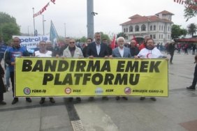 Bandırma’da coşkulu 1 Mayıs