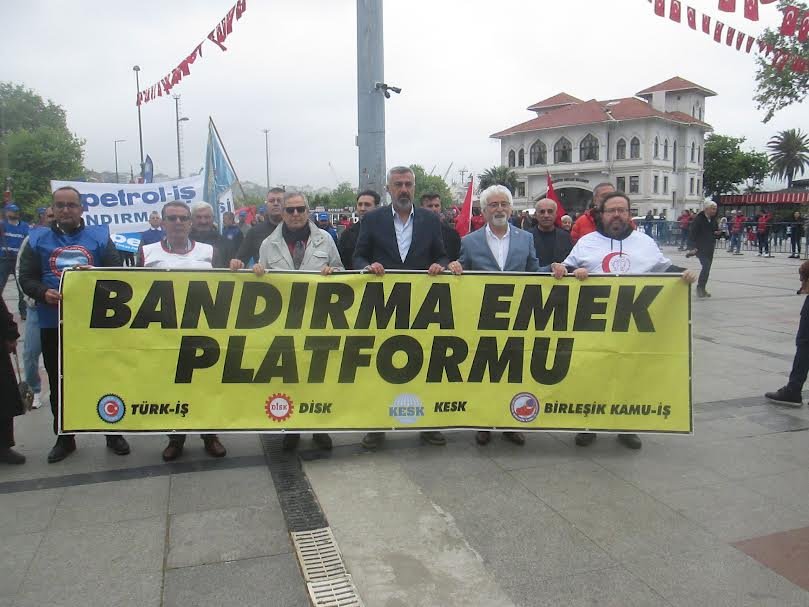 Bandırma’da coşkulu 1 Mayıs