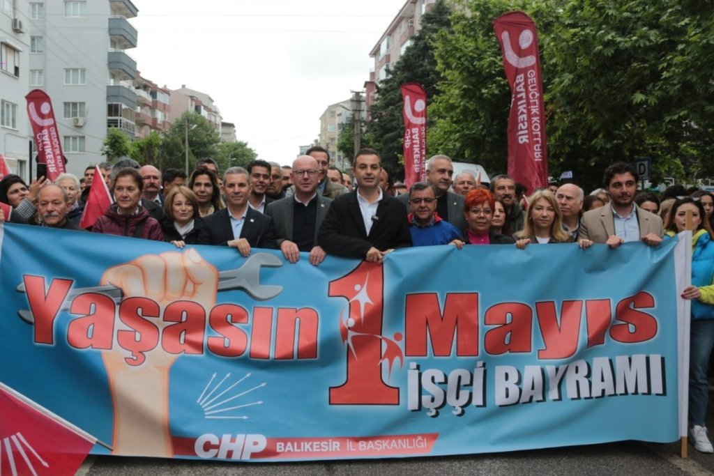 Balıkesir’de 1 Mayıs böyle kutlandı