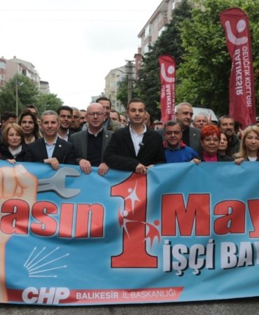 Balıkesir’de 1 Mayıs böyle kutlandı