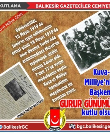 BALIKESİR'İN GURUR GÜNÜ
