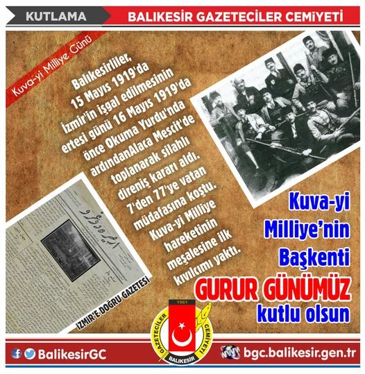 BALIKESİR'İN GURUR GÜNÜ