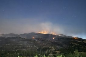 Dursunbey’deki yangının ilerlemesi durduruldu! Kontrol altına alma çalışmaları devam ediyor!