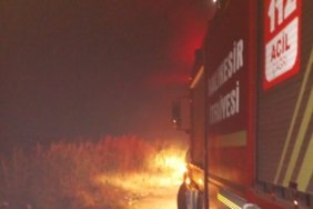Akçay, Altınkum mevkiinde çıkan yangın söndürüldü!