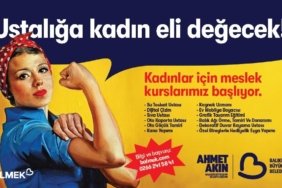 Ustalığa kadın eli değecek!