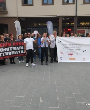 10 EKİM KATLİAMINI UNUTMAYACAĞIZ, UNUTTURMAYACAĞIZ!