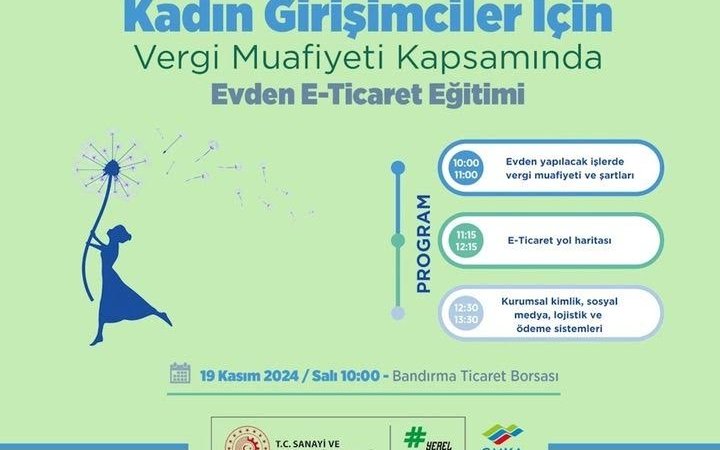 Kadınlara e-ticaret eğitimi