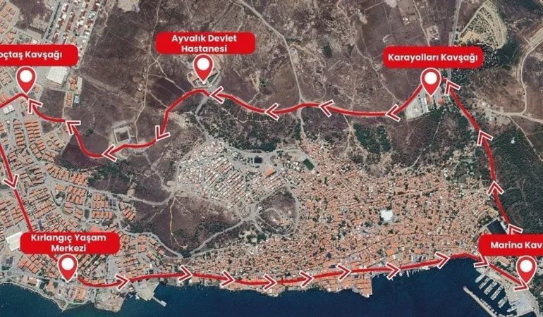 Ayvalık'ta Ücretsiz Toplu Ulaşım... Ücretsiz Ring Seferleri Başladı! İşte Güzergahları: