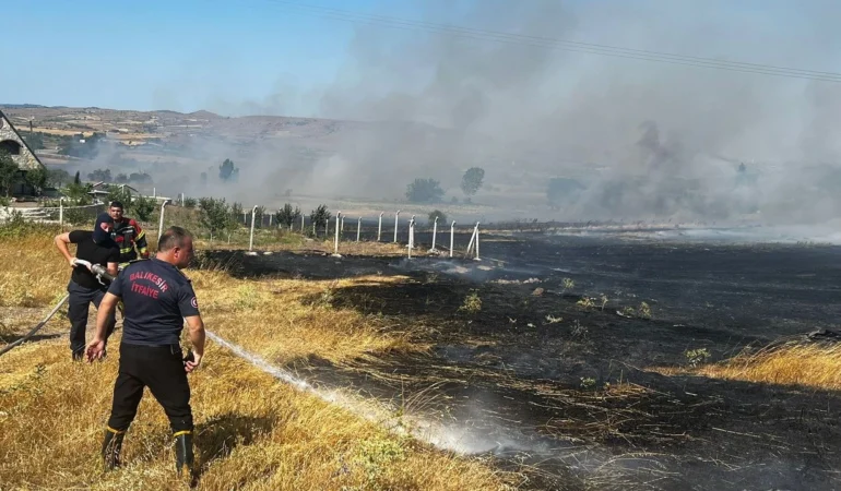 Karesi ve Şamlı Alarmdaydı! Balıkesir'de Yangın Son Anda Kontrol Altına Alındı