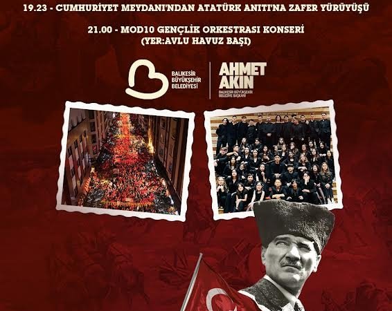 Balıkesir’de 30 Ağustos Zafer Bayramı Coşkusu