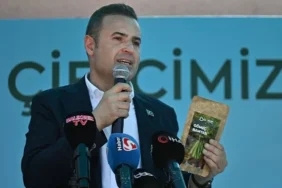 Ahmet Akın Gömeç'te bamya alımı yapacak