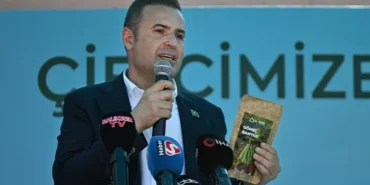 Ahmet Akın Gömeç'te bamya alımı yapacak