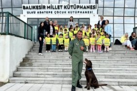 ÜLKÜ ADATEPE KÜTÜPHANESİ'NİN KONUKLARI BURCUM ANAOKULU ÖĞRENCİLERİ