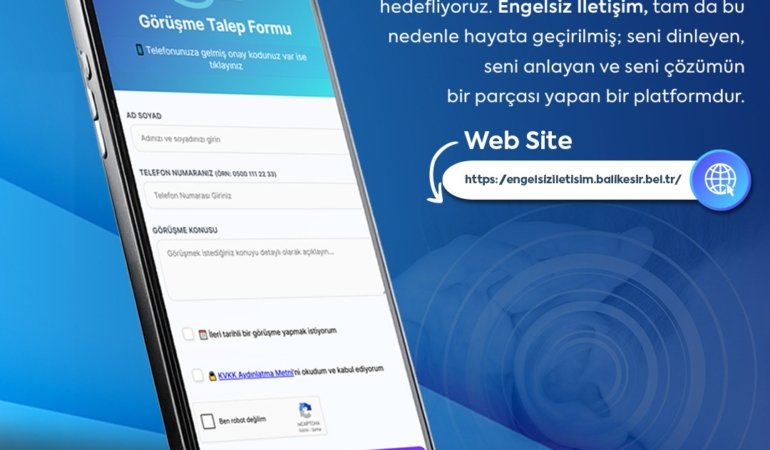 BALIKESİR'DE ENGELSİZ İLETİŞİM İÇİN BÜYÜK ADIM