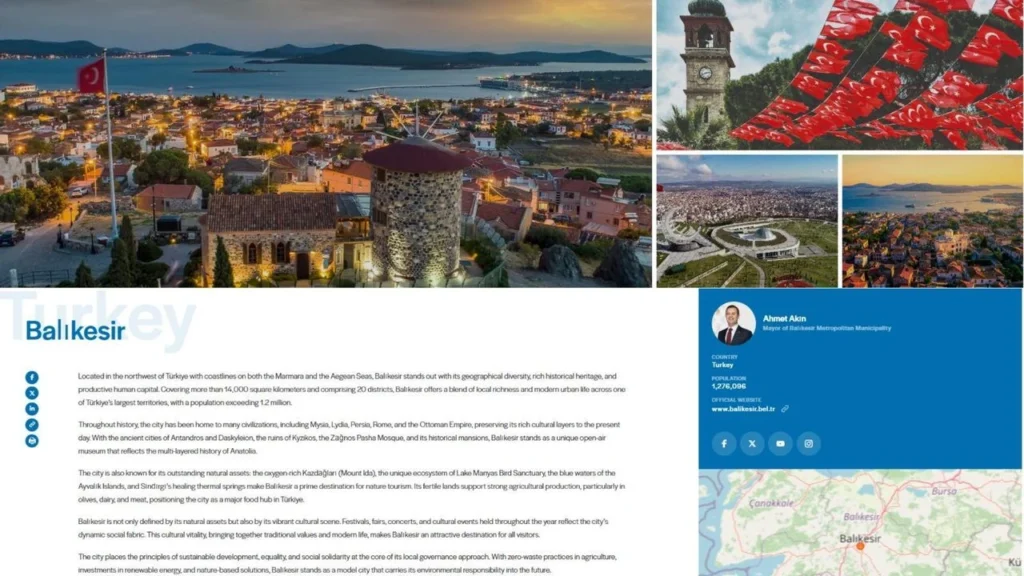 Balıkesir, Avrupa Şehirler Birliği'ne katıldı