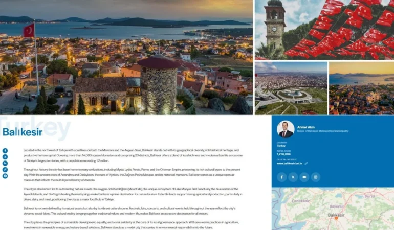 Balıkesir, Avrupa Şehirler Birliği'ne katıldı