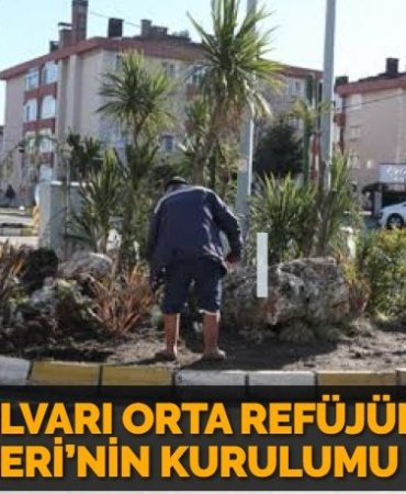 ATATÜRK BULVARI ORTA REFÜJÜNDE SULAMA SİSTEMLERİ’NİN KURULUMU BAŞLADI