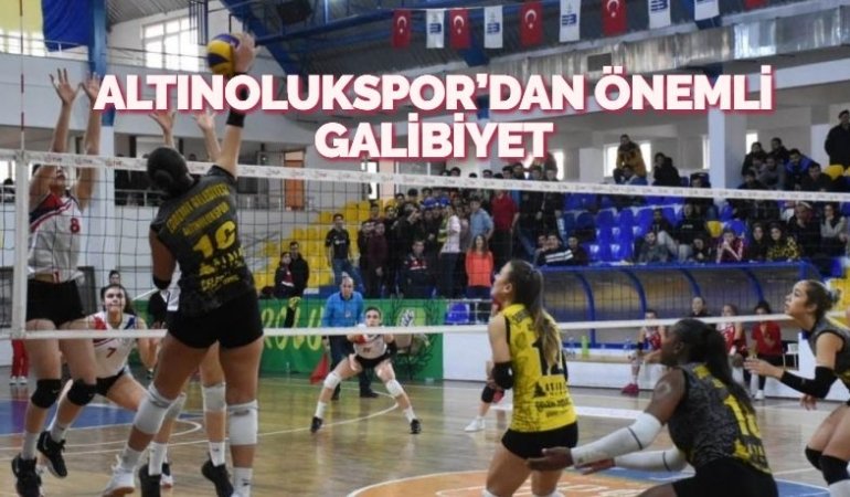 ALTINOLUKSPOR’DAN ÖNEMLİ GALİBİYET