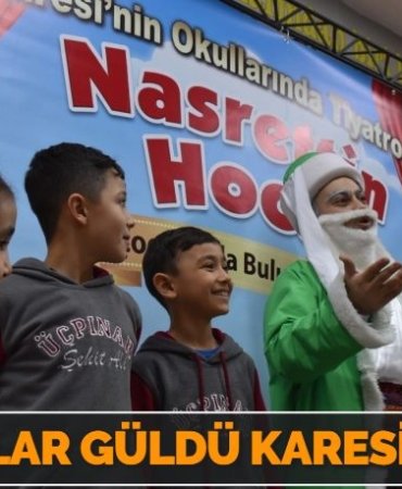 ÇOCUKLAR GÜLDÜ KARESİ GÜLDÜ