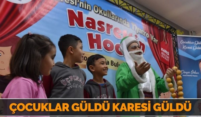 ÇOCUKLAR GÜLDÜ KARESİ GÜLDÜ
