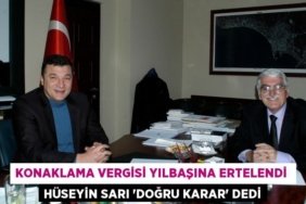 Konaklama vergisi yılbaşına ertelendi Hüseyin Sarı “Doğru karar” dedi