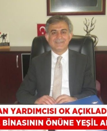 Başkan Yardımcısı Ok açıkladı: Eski hal binasının önüne yeşil alan