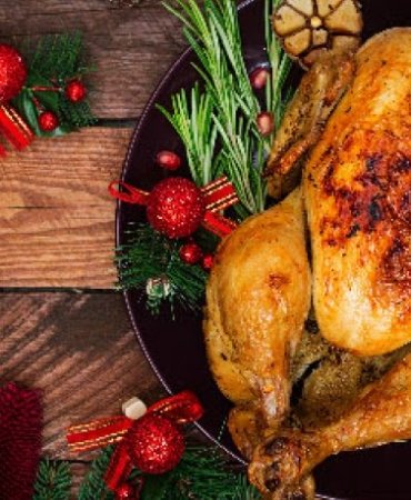 Fırında Sebzeli Bütün Tavuk