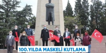 100.YILDA MASKELİ KUTLAMA