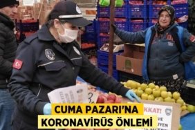 Cuma Pazarı’na Koronavirüs önlemi
