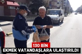 130 bin ekmek vatandaşlara ulaştırıldı