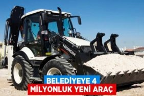 BELEDİYEYE 4 MİLYONLUK YENİ ARAÇ