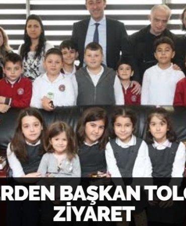 ÖĞRENCİLERDEN BAŞKAN TOLGA TOSUN’A ZİYARET