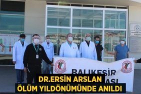 Dr.Ersin Arslan ölüm yıldönümünde anıldı