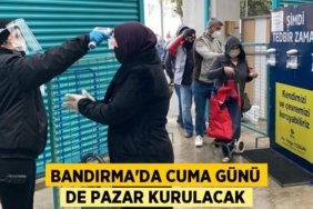 BANDIRMA’DA CUMA GÜNÜ DE PAZAR KURULACAK