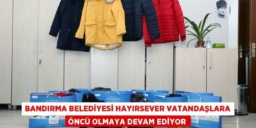 BANDIRMA BELEDİYESİ HAYIRSEVER VATANDAŞLARA ÖNCÜ OLMAYA DEVAM EDİYOR