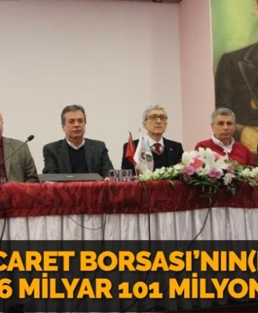 BANDIRMA TİCARET BORSASI’NIN(BTB) 2019 YILI İŞLEM HACMİ 6 MİLYAR 101 MİLYON 982 BİN LİRA