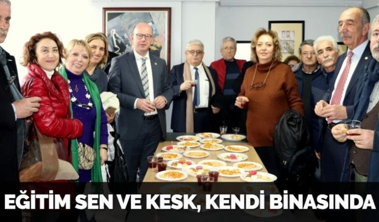EĞİTİM SEN VE KESK, KENDİ BİNASINDA