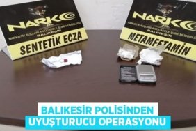 Balıkesir polisinden uyuşturucu operasyonu