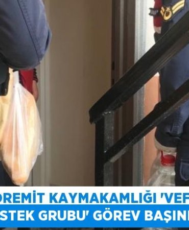 EDREMİT KAYMAKAMLIĞI “VEFA DESTEK GRUBU” GÖREV BAŞINDA