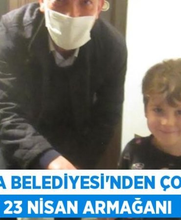 Bandırma Belediyesi’nden çocuklara 23 Nisan armağanı