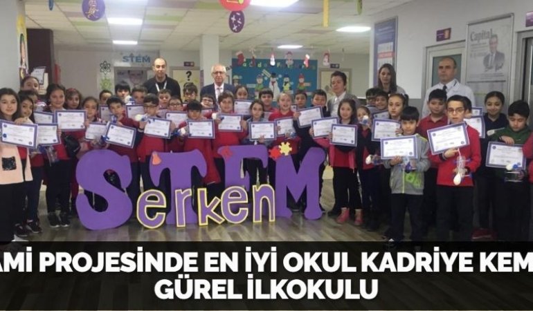 HAMİ PROJESİNDE EN İYİ OKUL KADRİYE KEMAL GÜREL İLKOKULU