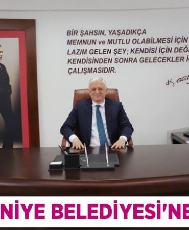 BURHANİYE BELEDİYESİ'NE ALKIŞ