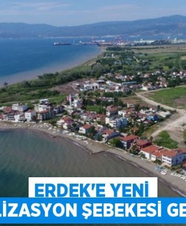 Erdek’e yeni kanalizasyon şebekesi geliyor