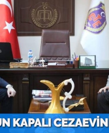 BAŞKAN TOSUN KAPALI CEZAEVİNİ ZİYARET ETTİ