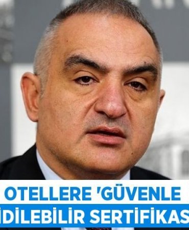 Otellere “güvenle gidilebilir sertifikası”