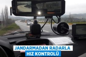 Jandarmadan Radarla Hız Kontrolü